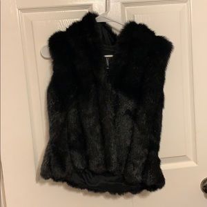 Faux fur vest. Never worn from INC